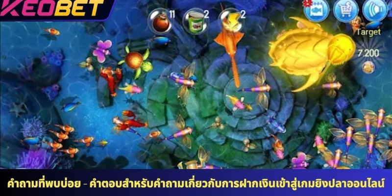 คำถามที่พบบ่อย - คำตอบสำหรับคำถามเกี่ยวกับการฝากเงินเข้าสู่เกมยิงปลาออนไลน์